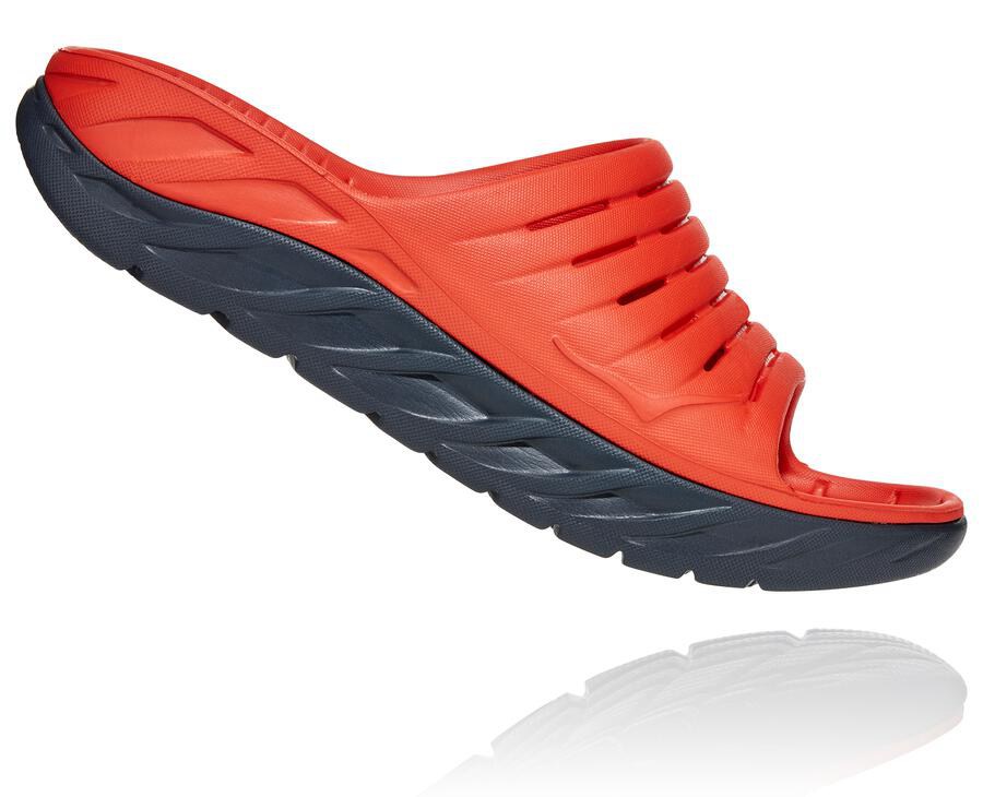 Hoka One One Slide Mens Red - ORA Recovery - 87915GPFJ